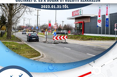 Lezárásra kerül Győrszentivánon a Vonal utca egy része